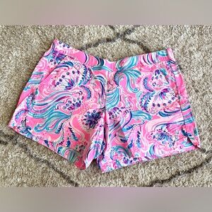 ✨🩷💙💜Lilly Pulitzer Pull-On Summer Shorts Pink Blue Purple Size~Small✨